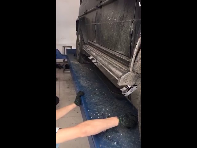 Mercedes G сlass W463 1990-2018 гг. Электрические боковые подножки (2 шт., алюминий) Video 1