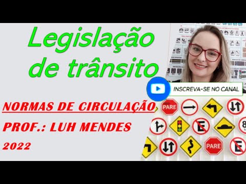 Normas de Circulação 2024 Legislação ATUALIZADO preferência Vias Parada Estacionamento BEC Luzes
