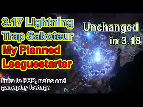 POE 3.18 Build Outline: Lightning Trapper Saboteur League Starter - Path of Exile Siege of the Atlas