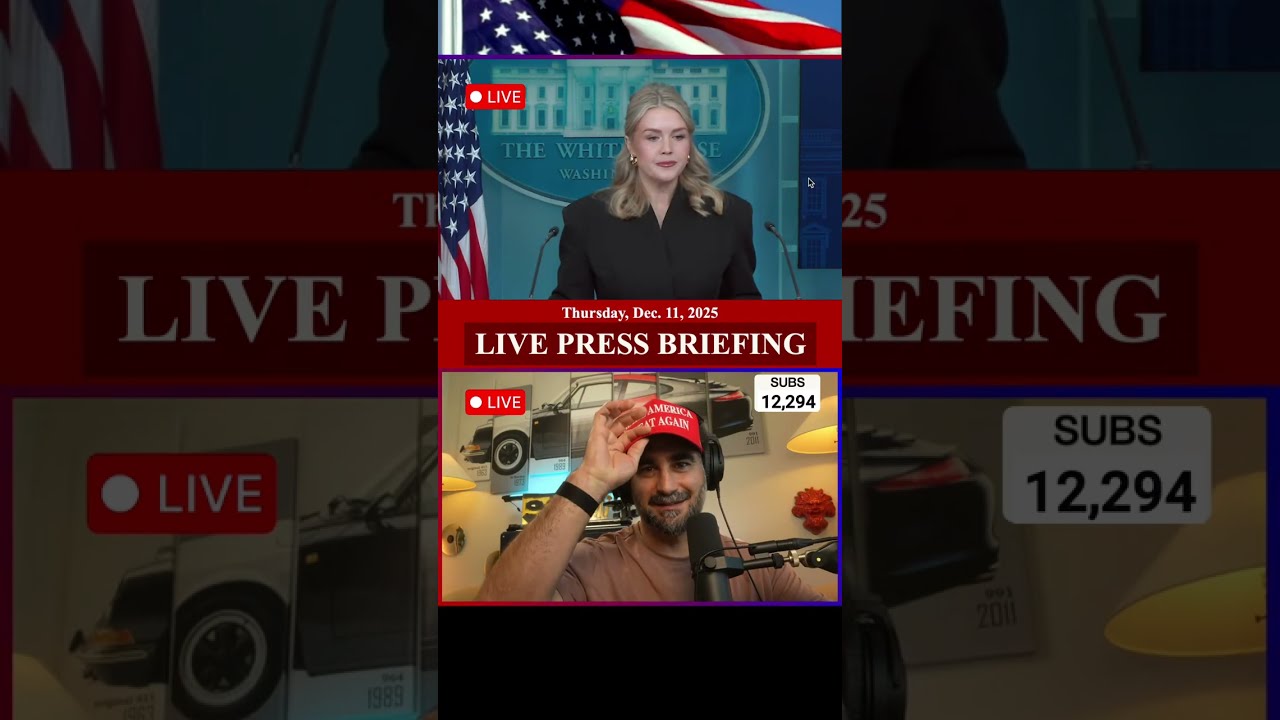 LIVE - White House Press Briefing - Rep America with Medi