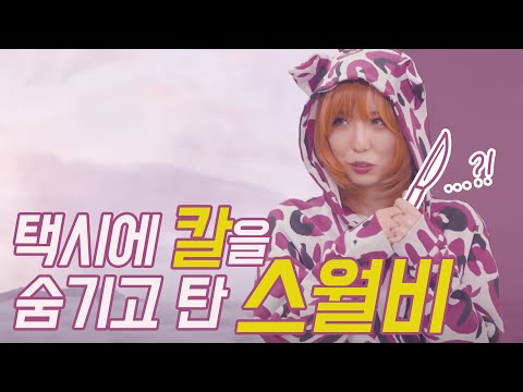 택시에 칼을 숨기고 탄 스월비?