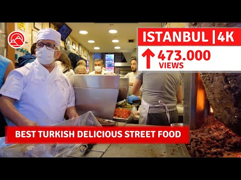 The Best Delicious Turkish Food Tour In Istanbul City |April 2021|4k UHD 60fps