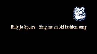 Billy Jo Spears - Sing me an oldfashion song