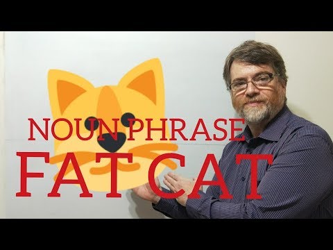 英語家庭教師ニックP 名詞句 (61) 太った猫 (English Tutor Nick P Noun Phrase (61) Fat Cat)