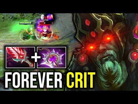 FOREVER CRIT..!! Bloodthorn + Nullifier Wraith King Imba Crit 7.22 | Dota 2