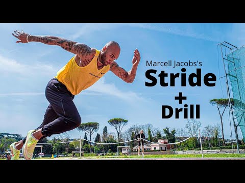 Stride + Drill by Tokyo Olympic games gold medalist 🥇 Marcell Jacobs 🇮🇹