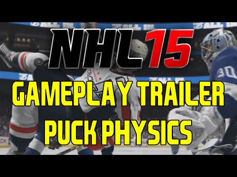 NHL 15 "NEW" GAMEPLAY TRAILER REVIEW! "PUCK PHYSICS"