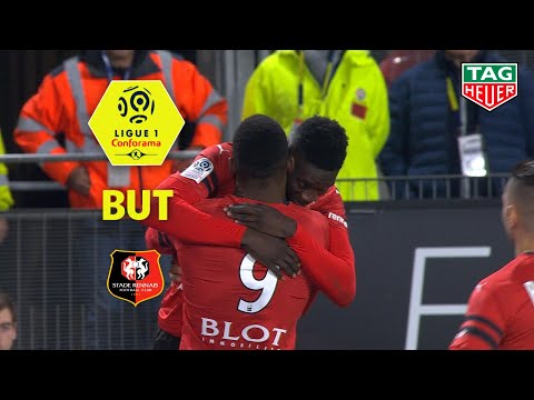 But Jordan SIEBATCHEU (47') / Stade Rennais FC - Nîmes Olympique (4-0)  (SRFC-NIMES)/ 2018-19