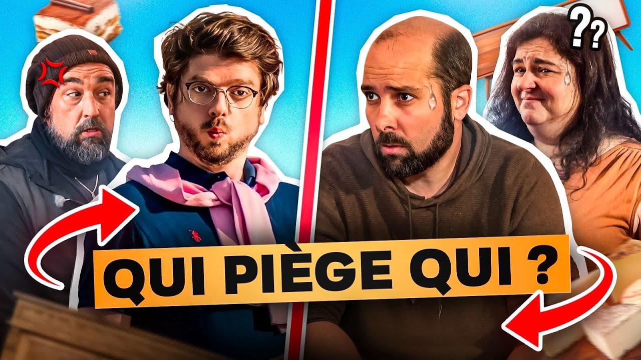 On contre-piège nos comédiens avec l'aide de Franck le déménageur !