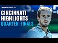 Tsitsipas vs Auger-Aliassime; Medvedev, Zverev Eye Semis | Cincinnati 2021 Quarter-Finals Highlights