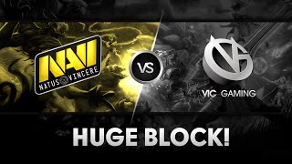 Huge block by FNG vs VG @ ESL One New York