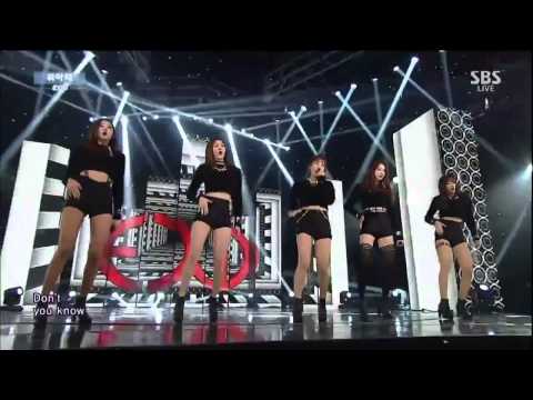 EXID   UP & DOWN 위 아래 @ Inkigayo 141228