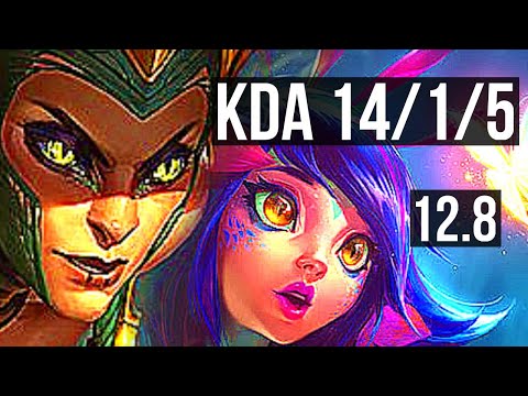 CASSIOPEIA vs NEEKO (MID) | 14/1/5, Legendary, 1.7M mastery | NA Diamond | 12.8