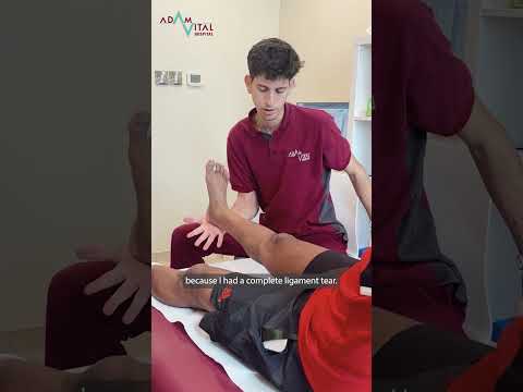 Lateral Ankle Ligament Reconstruction at Adam Vital Hospital With Dr Amr El Yamany