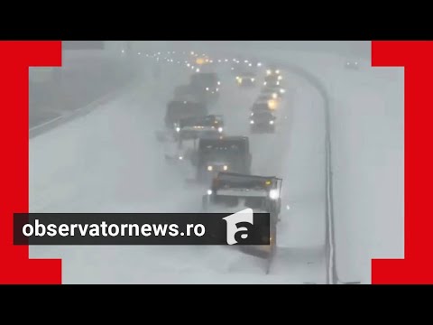 SUA, în stare de urgență: furtuna de zăpadă face ravagii în 23 de state