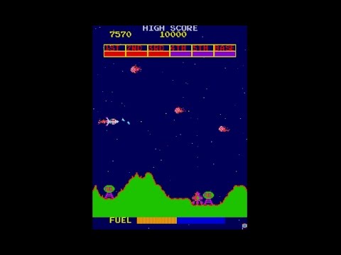 Lukozer Retro Game Review 263 - Scramble - Arcade Coin-Op