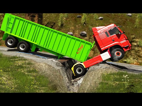 Trucks vs Potholes #92 | BeamNG.DRIVE