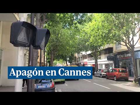 Cannes se queda sin luz tras un apagón provocado por un \