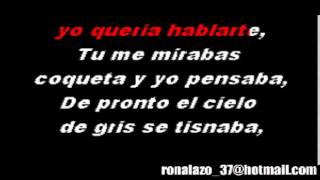 Bajo La Lluvia   Grupo Mania   Karaoke Exclusivo