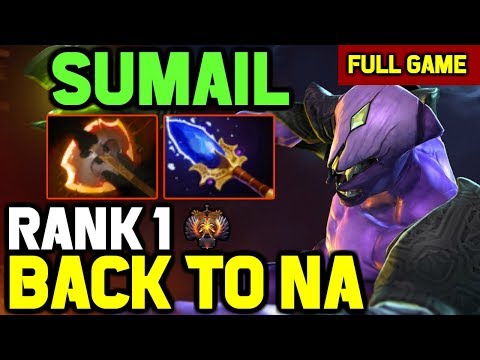 Sumail Rank 1 NA Void Battlefury FIRST ITEM Build - No Death