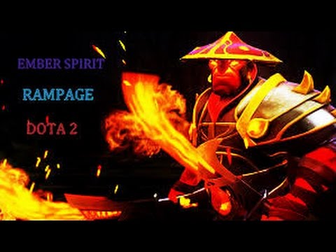 DOTA 2 - Ember Spirit RAMPAGE (Guardian of the flame)