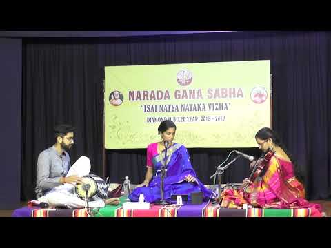Sushma Somasekharan l Carnatic Vocal | Isai Natya Nataka Vizha 2018 | Narada Gana Sabha