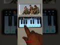 Sandese Aate Hai Piano Tune ️ Shorts Trending Piano Border Border2 Viralvideo Pianotutorial