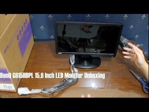 BenQ G615Hdpl 15,6 Inch LED Monitor Unboxing