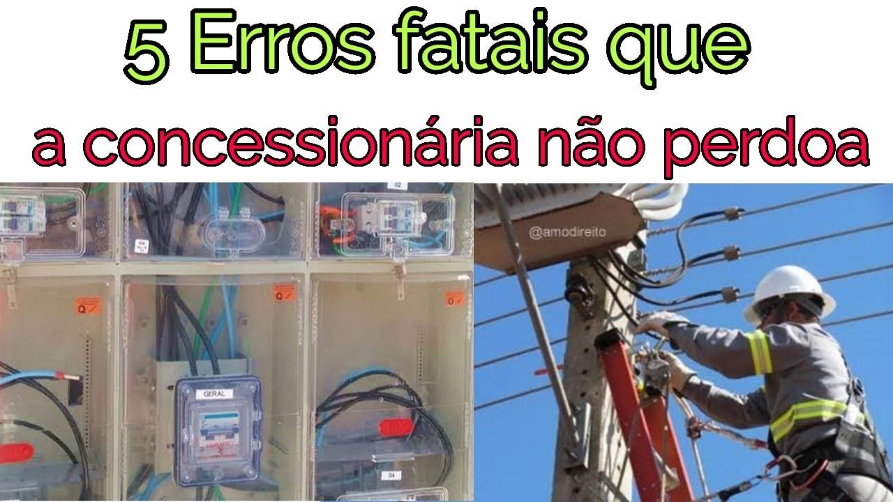 Eletricista  conheça os 5 erros que a concessionaria não perdoa na montagem do padrão de entrada.