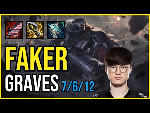 FAKER - GRAVES vs. KINDRED Jungle | KR GRANDMASTER | PATCH 10.25