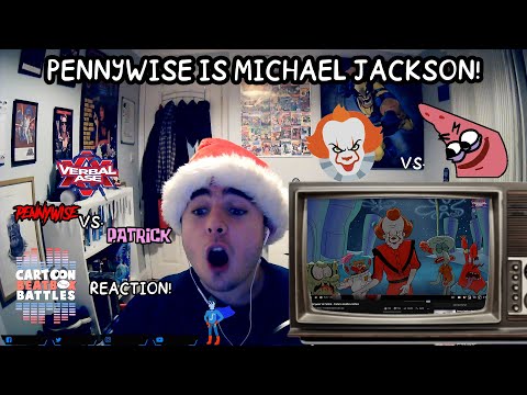 PENNYWISE IS MICHAEL JACKSON! Verbalase "Pennywise vs Patrick Cartoon Beatbox Battle" REACTION!!!