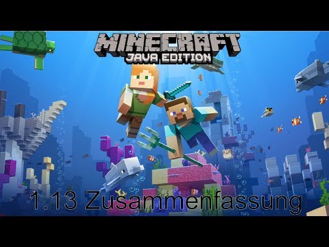 Zusammenfasssung des Aquatic Updates|Minecraft 1.13「Spiele LPT」