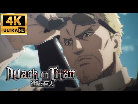 Reiner Epic Transformation 4K 60 FPS | Attack on Titan Season 4