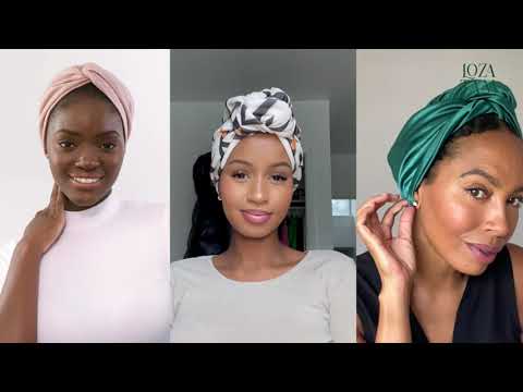 Satin Lined Hair Wraps For Every Day Style | Loza Tam