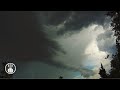Gentle Rumbling Thunder NO Rain - Distant Thunderstorm Sounds and Sky Video Background for Sleeping