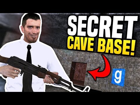 SECRET CAVE BASE - Gmod DarkRP | Hidden Money Printers!