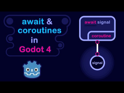await & coroutines in Godot 4