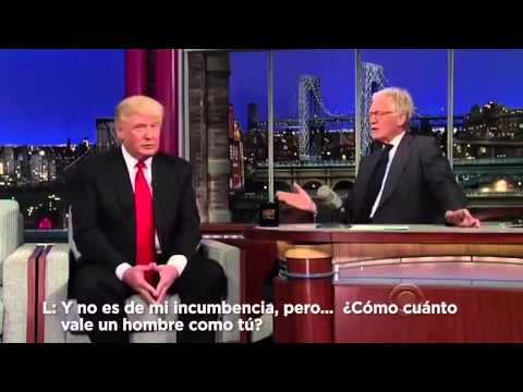 Letterman y Donald Trump hablan de Carlos Slim
