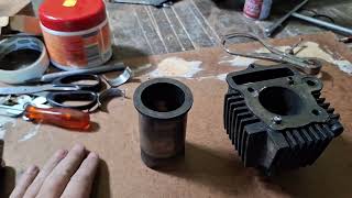 Honda CB 350 four cylinder sleeve repair