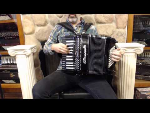 OTTAVBAMBINA - Black Ottavianelli Bambina Piano Accordion 26 60 LMM $2995