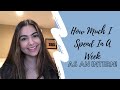 What I Spend In A Week As An Intern The Intern Queen