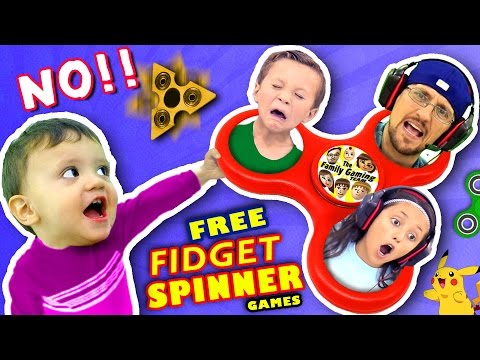 🌟 FIDGET SPINNER TOYS🌟 SAY NO!! $0 Free Hand Spinner Games w/ FGTEEV Dad & Kids (Top 5 iPad Apps)