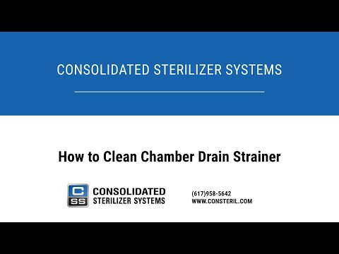 How to Clean a Chamber Drain Strainer