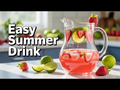 How to Make the BEST Strawberry Limeade at Home! #shorts