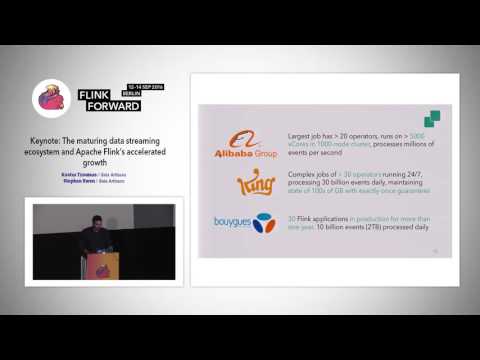 Flink Forward 2016: Kostas Tzoumas & Stephan Ewen - Keynote
