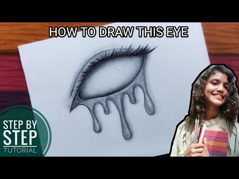 How To Draw An Eye|Scary Eye Drawing|Step By Step Tutorial|Realistic Drawing|