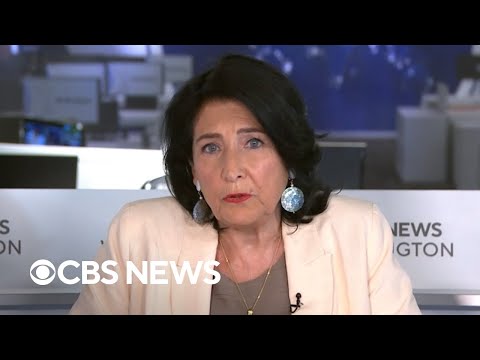 Georgia's 5th president says the country is "far from a democracy" amid Russia's influence