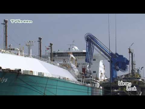 TimeLapse: Gate - LNG Terminal... Bunkering tanker Gaselys