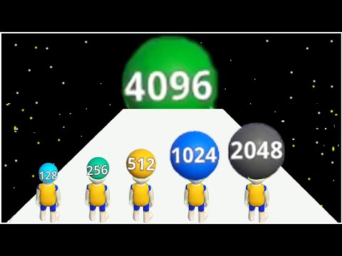 Merge to 2048 - merge balls 2048 run - Gameplay Walkthrough - Max Levels (11-20)