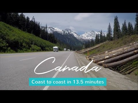 Watch – Cycling Across Canada in 13 minutes
